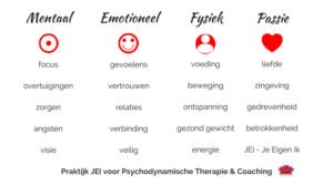 Energiebalans, mentaal, fysiek, emotioneel, passie